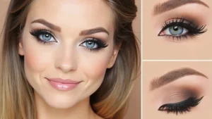 black eyeshadow smokey eye​