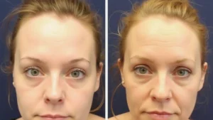 tretinoin forehead wrinkles before and after