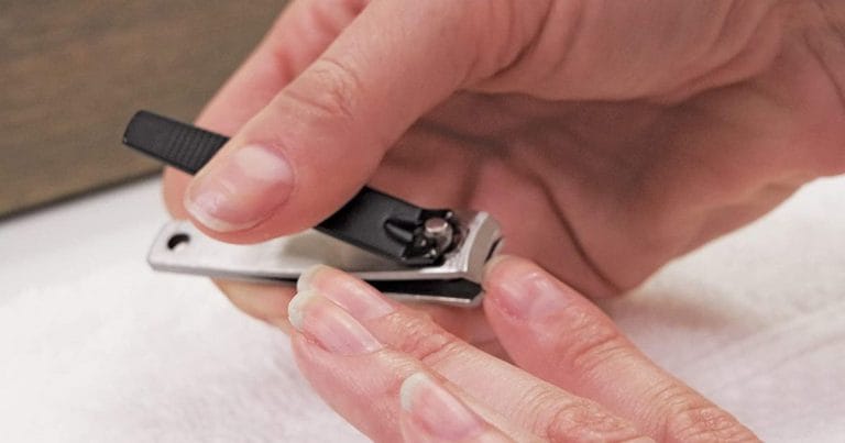 Clipping Nails.