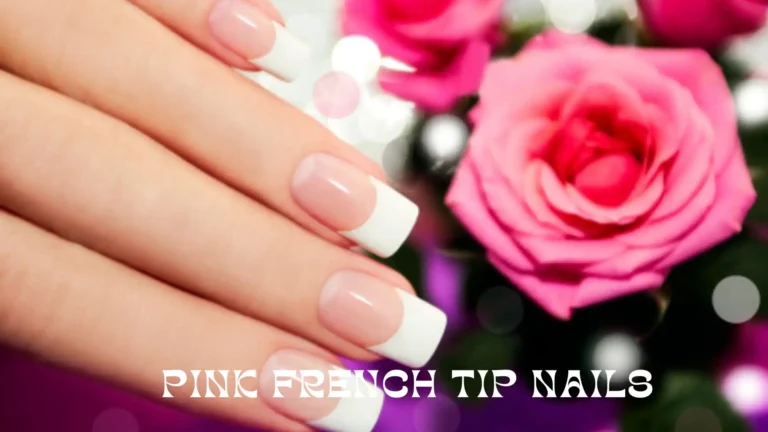 Pink French Tip Nails