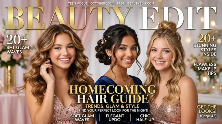 Trending 2026 homecoming hairstyles and DIY hair ideas for long and medium hair