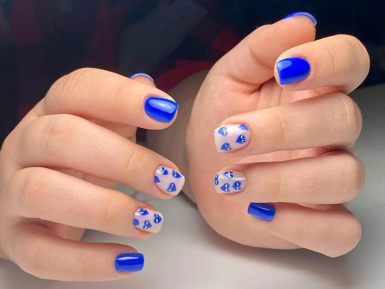 10 blue nail designs and ideas for this year