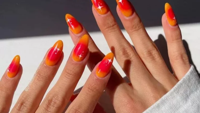 The Sunset Aura Manicure Trend Brings Endless Summer Energy to Your Nails