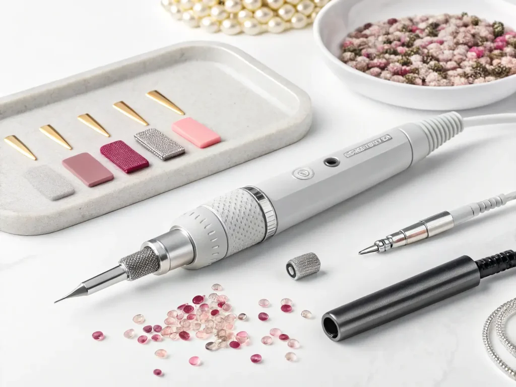 professional electric nail file with diamond bits