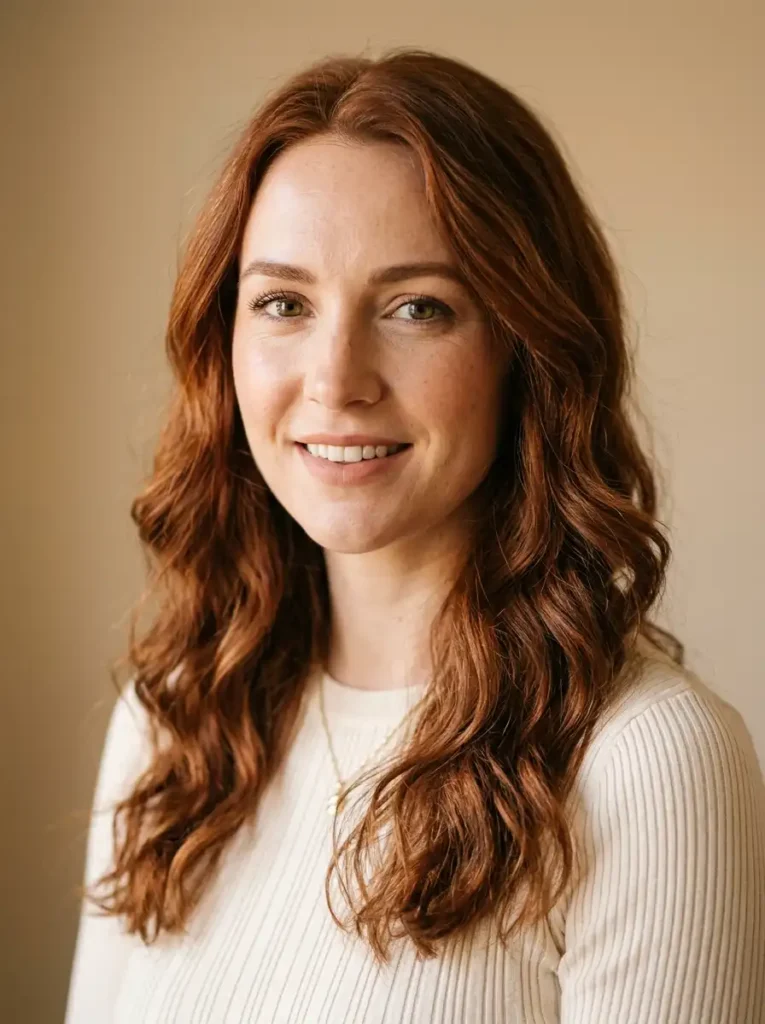 Natural auburn and copper brown hair color ideas