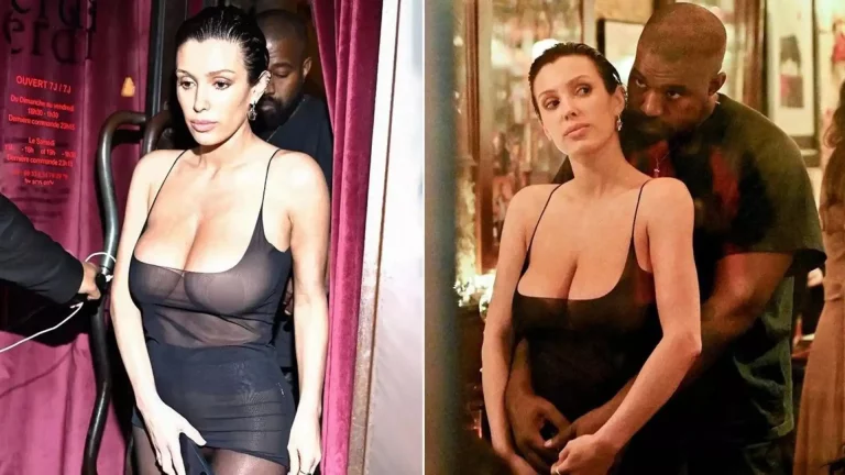 Bianca, spouse of Kanye West, showcases figure in sheer 'dress' with persistent riding up.