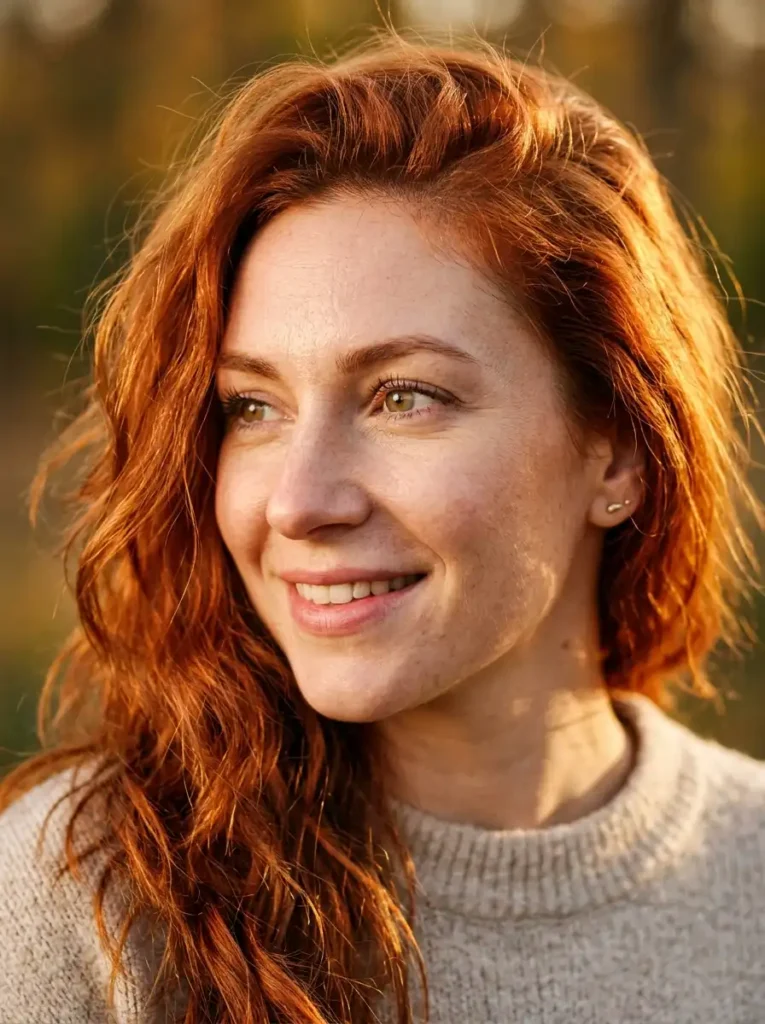Copper red hair color trend 2026