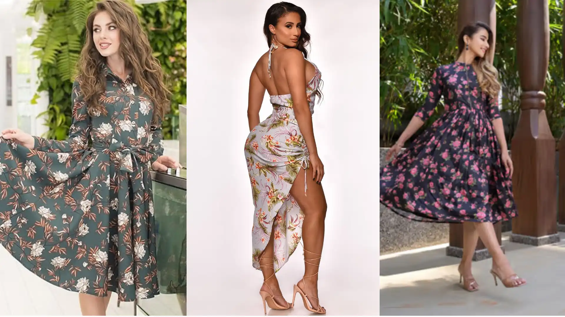 floral midi dress