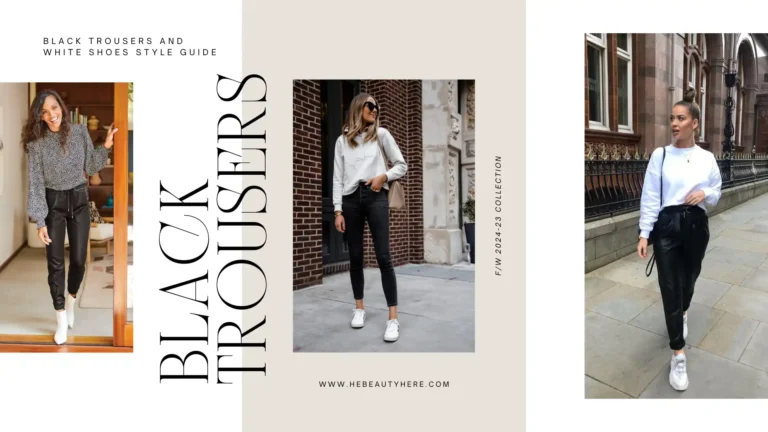 Mastering Monochrome: Black Trousers and White Shoes Style Guide
