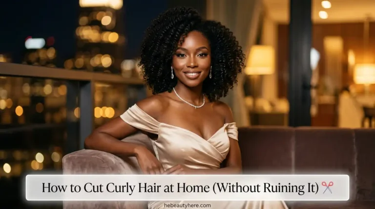 How to cut curly hair at home — complete guide for all curl types at hebeautyhere.com