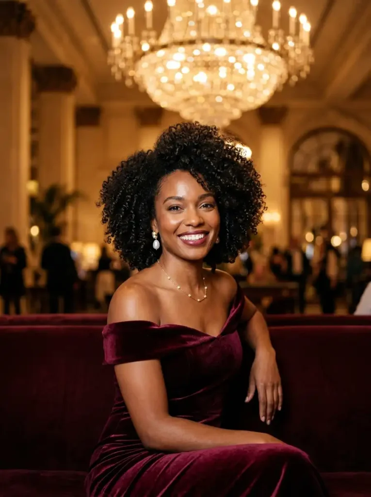 Beautiful curly hair results after cutting at home — curl care guide at hebeautyhere.com
