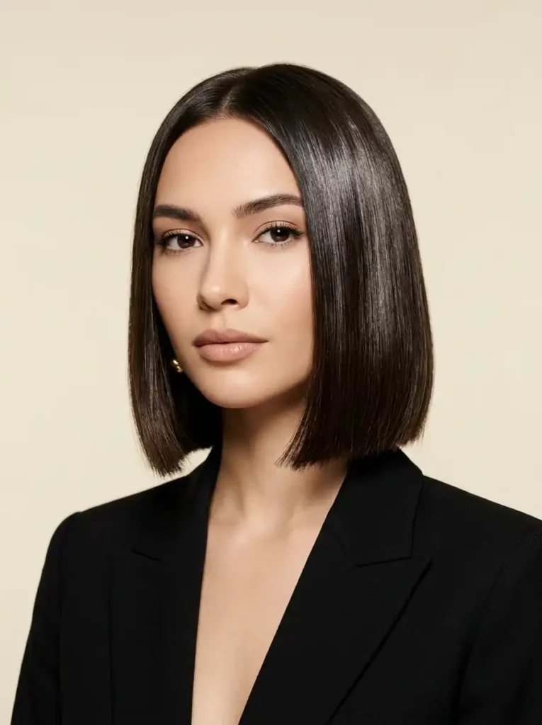 Sleek bob short hair cut — polished and professional style 2026
