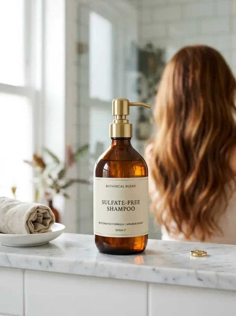 colored hair care products and sulfate free shampoo