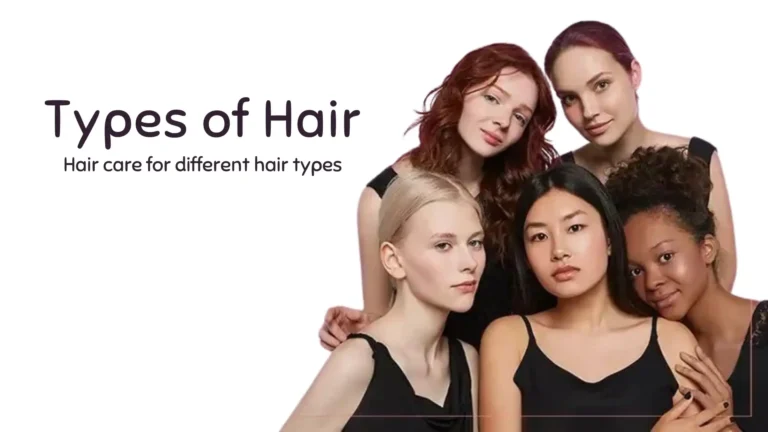 Hair care for different hair types