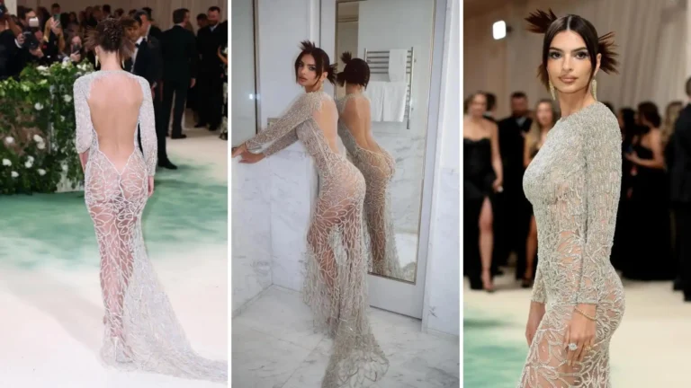 Emily Ratajkowski's Sheer Dress at the Met Gala: A Fashion Statement or Fashion Faux Pas?