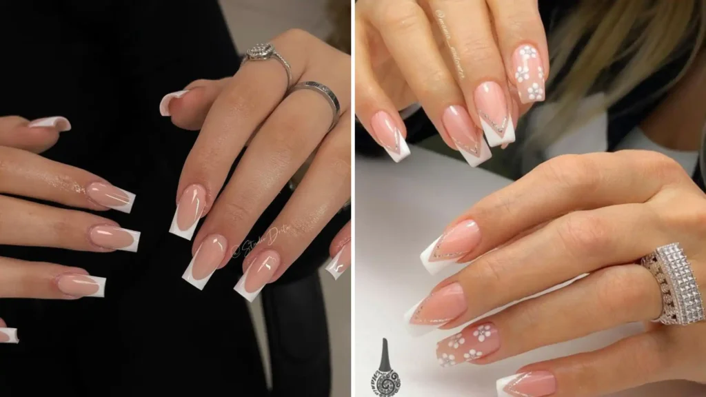 french tip nails