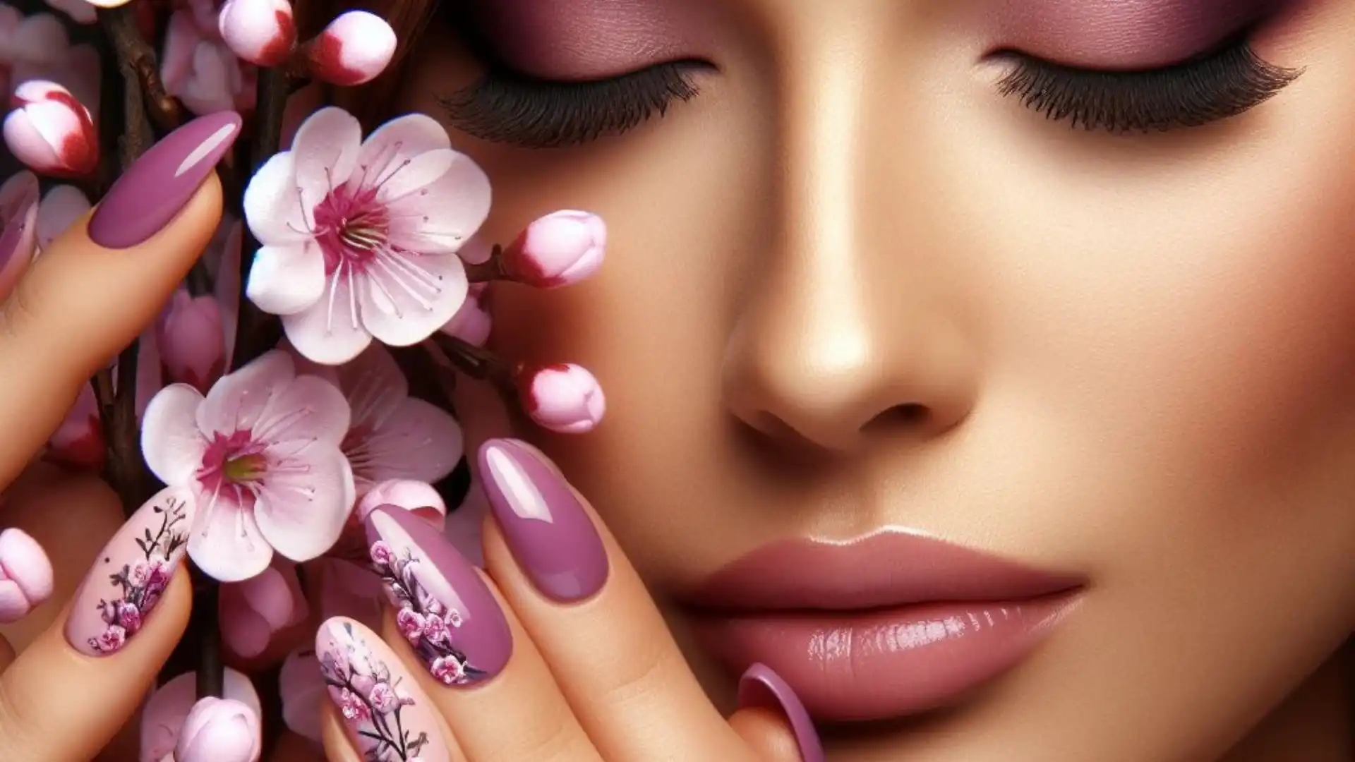 purple nails