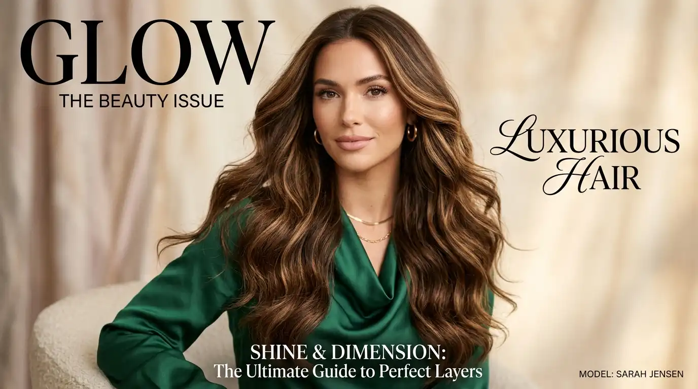 The Ultimate Long Hair Guide: Healthy, thick brunette hair with soft layers