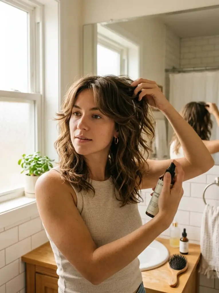 how to style butterfly cut at home low maintenance routine