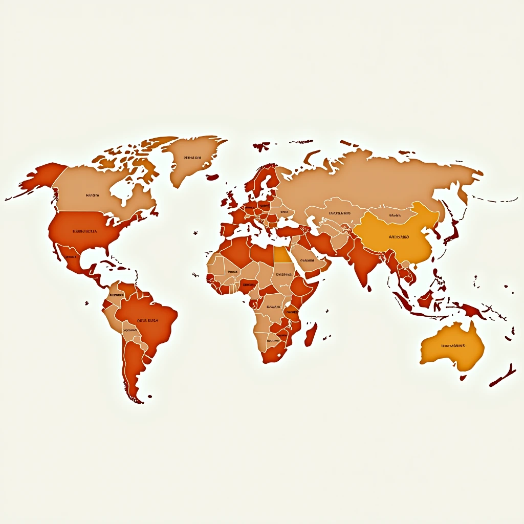 A world map highlighting regions where hazel eyes are most commonly found—Europe, the Middle East, North Africa, and Latin America.]