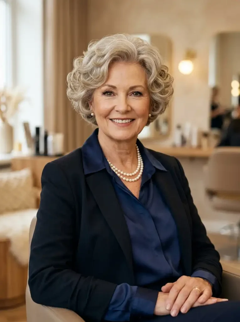 Queen Elizabeth haircut inspired short layered hairstyle