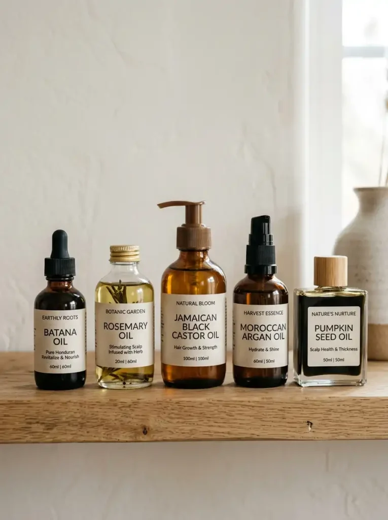 Best batana oil for hair growth compared to rosemary castor argan and pumpkin seed oil