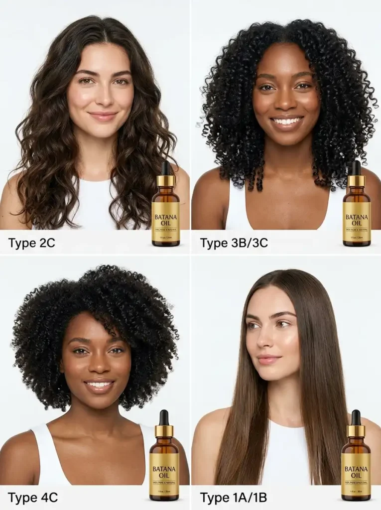 What is batana oil good for by hair type — wavy curly coily and straight hair guide