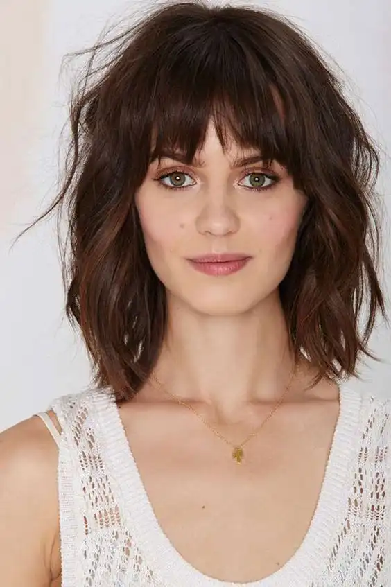 Modern shag haircut