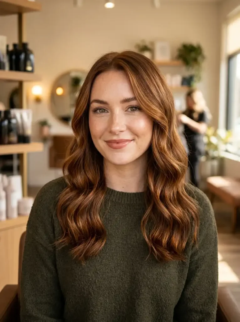Classic cowboy copper hair with soft waves