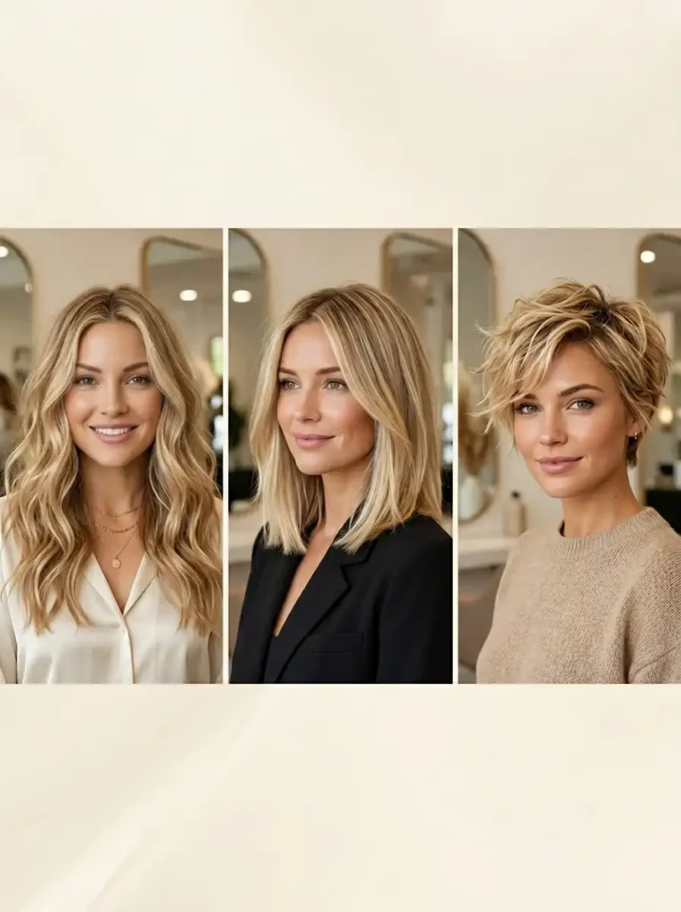Kate Hudson hair inspired haircuts including long layers lob and short crop