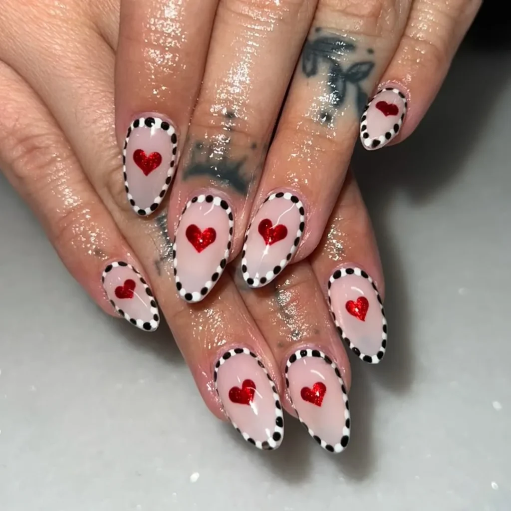 valentines day nail