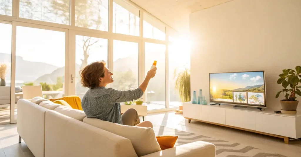 sunscreen for watching TV