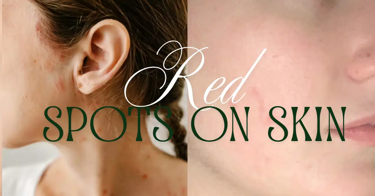 red spots on skin