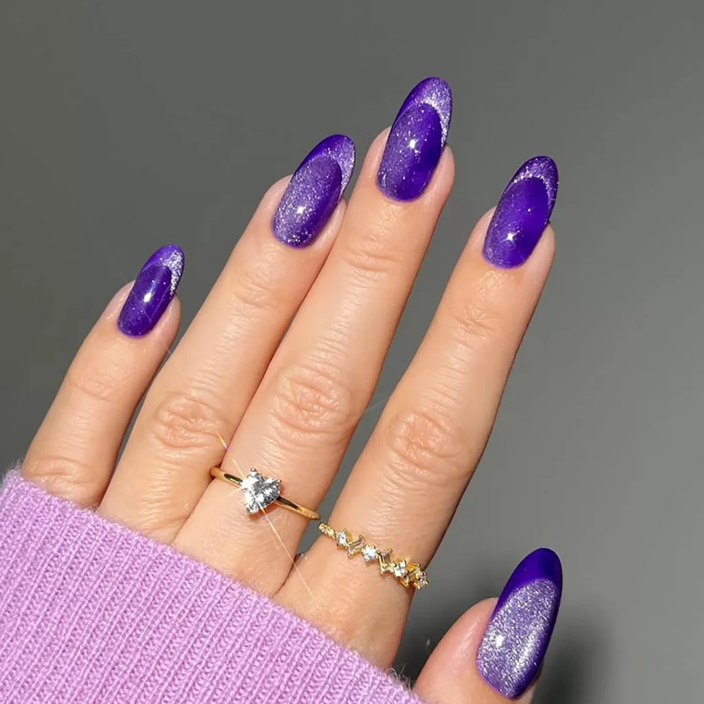 two-tone French manicure