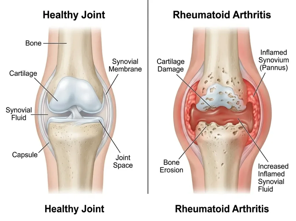 rheumatoid arthritis symptoms​
