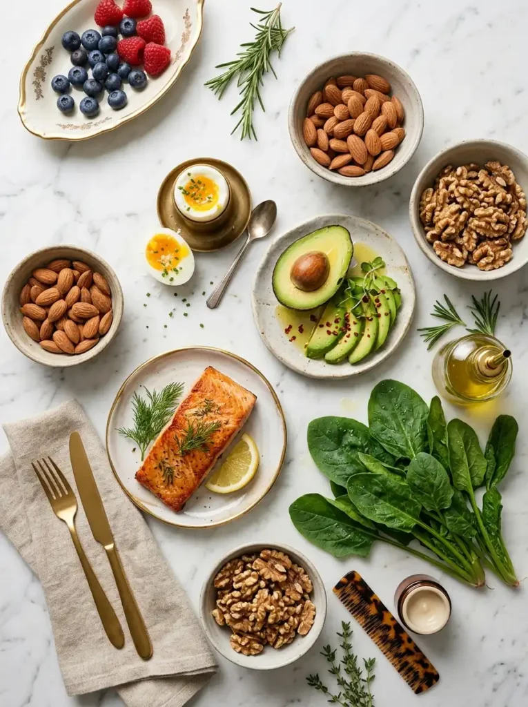 healthy diet foods for hair growth and strength