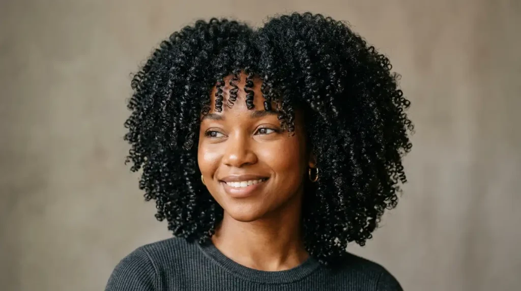 Type 4: Coily / Kinky Hair (4A, 4B, 4C).