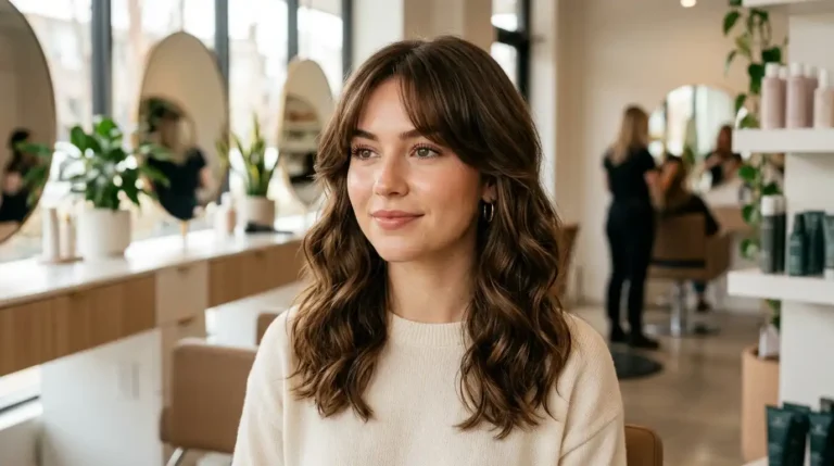 Beautiful layered hairstyle for natural 2B wavy hair , 2b hair​
