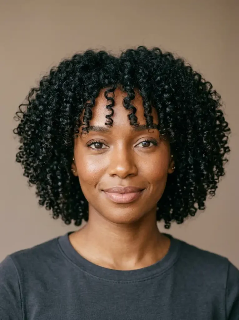 Curly hair trends bob for natural curls